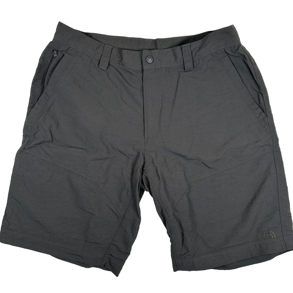 North Face Shorts Men's Size 38 Gray Hiking Cargo Outdoor 100% Nylon‎